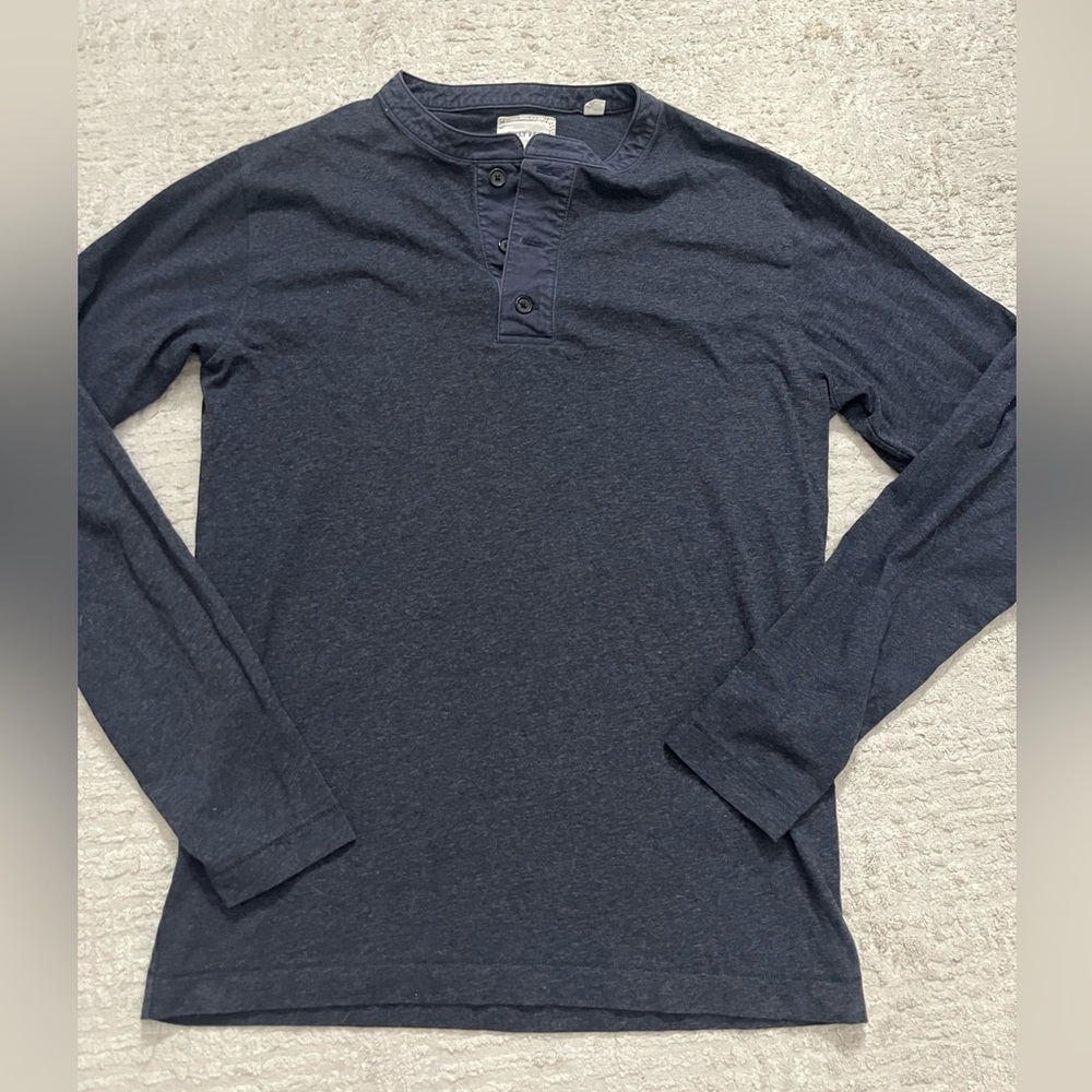 Billy Reid Long Sleeve Henley
